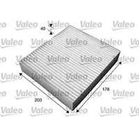 Valeo 715603 Filter, Innenraumluft ESSENTIAL Partikelfilter (Pollenfilter) Schutz vor