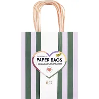 Folia Papiertüten Geschenktüte 8 St. 18 x 21 x 8 cm Bunt