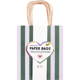 Folia Papiertüten Geschenktüte 8 St. 18 x 21 x 8 cm Bunt