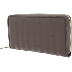 MAISON MOLLERUS Clariden Zip Around Portemonnaie Taupe / Gold