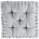 Intelligent Design Bodenkissen, quadratisch, Chenille, getuftet, mit gewelltem Rand Azza Hypoallergenes Bank-/Stuhlkissen, GRAU, 20" W x 20" L x5 H