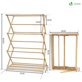 VOUNOT 7 m Holzoptik