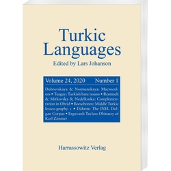 Turkic Languages / 24 1 / Turkic Languages.Vol.24  Kartoniert (TB)
