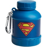 Smartshake Whey2Go Funnel, Protein Box, Aufbewahrungsbox, 110 ml, DC Supermann