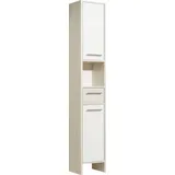 Saphir Quickset 350 Hochschrank 33 x 195,5 x 28 cm Beige (Pinie Ida hell) Holzwerkstoff