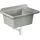 GOSPO Ausgussbecken 50,5 x 34 x 26,5 cm Grau