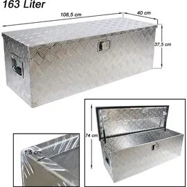 Helo Truckbox A7 108,5 x 40 x 37,5 cm Silber
