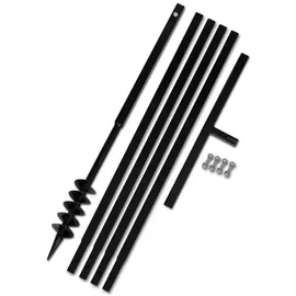 vidaXL Hand-Erdbohrer mit Griff 80 mm