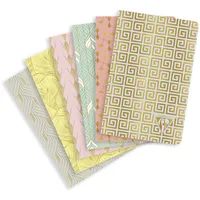 Clairefontaine 6x Notizbuch 9x14cm 48 Blatt liniert, sortiert, 1