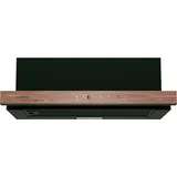 Klarstein ZenFusion Dunstabzugshaube Unterbau, 60-cm-Unterbauhaube mit Teleskopabzug, 400 m3/h Luftdurchsatz, Energieeffizienzklasse A, Touch-Bedienung, LED-Beleuchtung, Schwarz