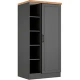 kochstation KS-Lana Vorratsschrank 80 x 60 x 166 grau