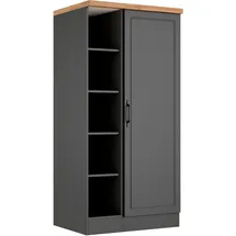 kochstation KS-Lana Vorratsschrank 80 x 60 x 166 grau