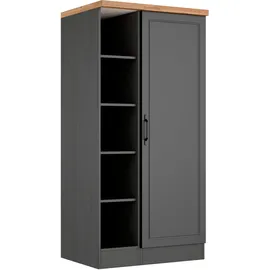 kochstation KS-Lana Vorratsschrank 80 x 60 x 166 grau