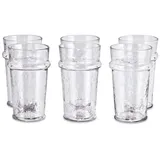Mirabeau Glas Glas 6er Set Avrilla klar, Glas weiß