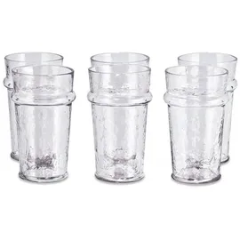 Mirabeau Glas Glas 6er Set Avrilla klar, Glas weiß