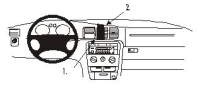 BRODIT 852032 ProClip Halterung - für Opel Calibra 1991 - 1997 / Vectra 1989 ...