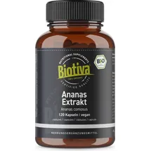 Biotiva Ananas Extrakt Kapseln Bio 120 St. 72 g