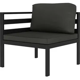 vidaXL Modular-Ecksofa anthrazit