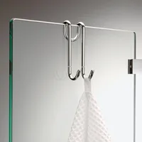 Decor Walther DH 1 Haken für Duschabtrennungen, Chrom