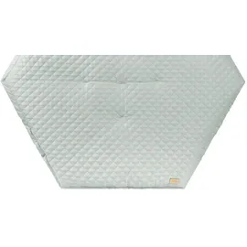 roba Style 6-eckig 106 x 121 cm weiß Bodenfarbe grün