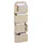 Relaxdays Hängeorganizer 4 Fächer 4-tlg. beige