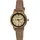 Holzwerk Germany Holzwerk CLARA BROWN kleine Damen Holz Uhr mit Leder Armband, braun, beige
