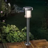 esotec Solar PIR-Standleuchte Ancona Pro 71 cm DUO COLOR wetterfest IP44 102534 - Silber