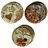 Mambocat Pizzateller Ø 33 cm grün/mehrfarbig 6er Set