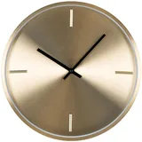 VCM Istanbul 30,0cm Aluminium Wanduhr gold