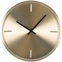 VCM Istanbul 30,0cm Aluminium Wanduhr gold