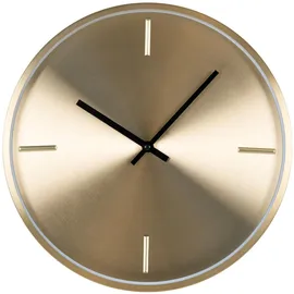 VCM Istanbul 30,0cm Aluminium Wanduhr gold
