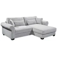 ed exciting design Ecksofa grau