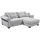 ed exciting design Ecksofa grau