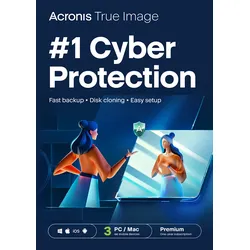 Acronis Cyber Protect Home Office Premium 3 PC Jahresabonnement
