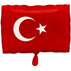 Folienballon - Fahne Türkei 43cm