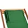 CASARIA Deckchair 94 x 60 x 94 cm grün