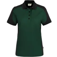 Hakro Damen Poloshirt Contrast Mikralinar® tanne/anthrazit, XS