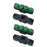 BBB Bremsschuhe HydroStop, E-bike Magura Bbs-09e Felgenbremsbeläge / Black / Green - One Size