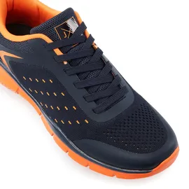 John Devin Schnürschuh Herren Blau/Orange 44