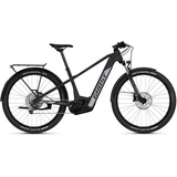 Ghost E-Bike Mountainbike E-Teru B Advanced EQ, 12 Gang Shimano SLX RD-M7100 Schaltwerk, Kettenschaltung, Mittelmotor, 750 Wh, Pedelec, Elektrofahrrad für Damen u. Herren, MTB grau 38 cm