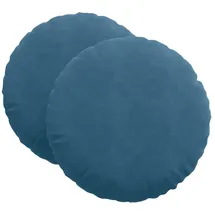 vidaXL Sitzkissen 80 x 29 cm Blau