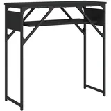 vidaXL Konsolentisch mit Ablage Schwarz 100x29x75cm Holzwerkstoff