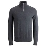 JACK & JONES Stehkragen Pullover Grau XL