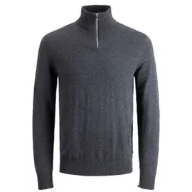 JACK & JONES Stehkragen Pullover Grau XL