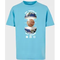 Mister Tee Kids Ballin World Tee" in blau Größe