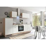 BASIC by Balculina Yourkitchen Küchenblock 270 cm, wahlweise mit E-Geräten weiß
