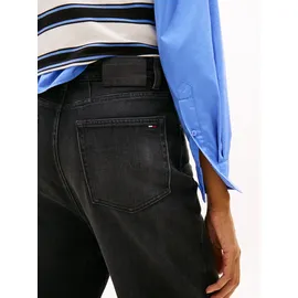Tommy Hilfiger Tommy Jeans Damen, Jeans, Hose Mom Tapered fit schwarz, denim Black), 29W/28L - 29W / 28L