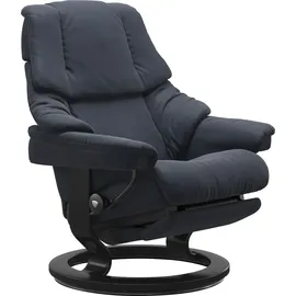 Stressless "Reno", elektrisch verstellbar, optional 2-motorisch, Größe M & L blau 79 cm x 108 cm x 78 cm
