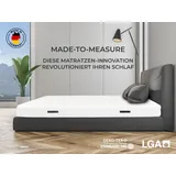 machalke® Kaltschaummatratze »Mac Dreamy de Luxe«, 20 cm hoch, Raumgewicht: 70 kg/m3, (1 St.), Premium Matratze in verschiedenen Größen, luxuriöse Wendematratze weiß