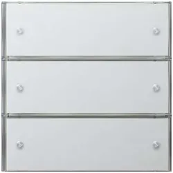 1St. Gira 2033112 KNX Tastsensor 3 Komfort 3fach Flächenschalter Reinweiß